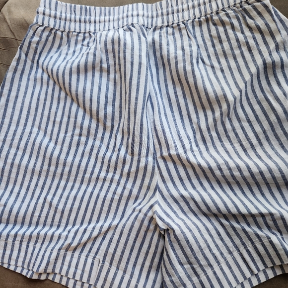 NWT BeachLunchLounge Linen Cotton Pull On Shorts - Picture 5 of 8